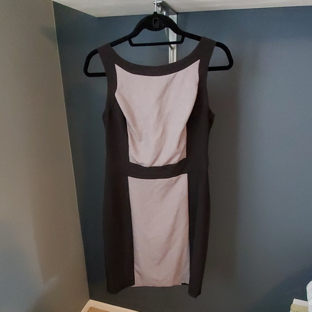EUC gray and black dress